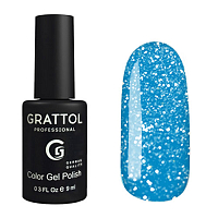 Grattol, Color Gel Polish - светоотражающий гель-лак "Bright Neon" (№08), 9мл