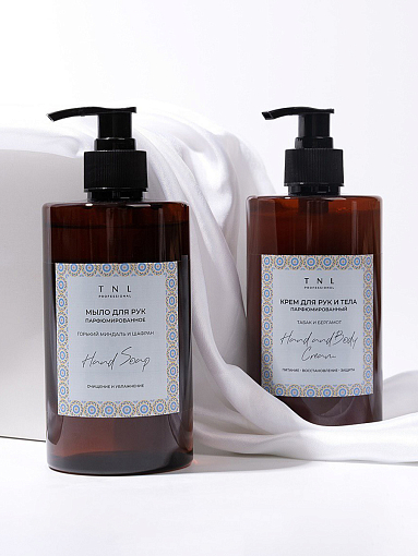 TNL, Hand & Body Cream - парфюмированный крем для рук и тела (Мускус и груша), 460 мл