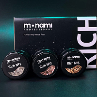 УЦЕНКА Monami, набор гель-лаков Rich (три цвета в наборе)