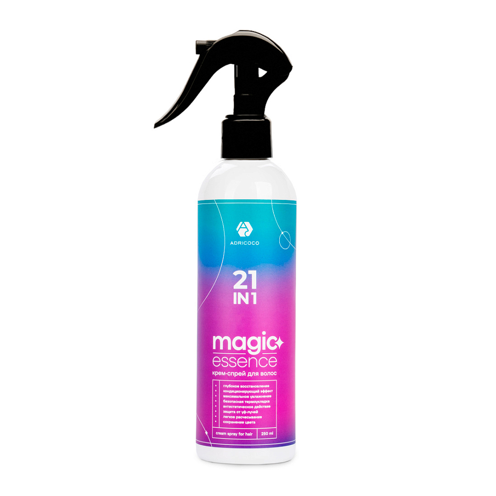Adricoco, Magic Essence многофункциональный крем-спрей для волос 21в1, 250 мл Adricoco, Magic Essence многофункциональный крем-спрей для волос 21в1, 250 мл