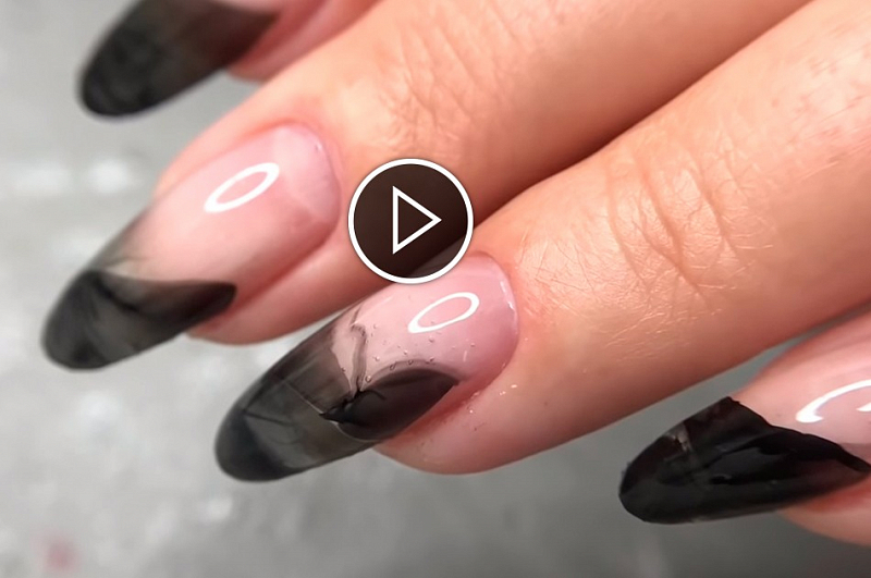 Абстрактный nail-арт гелями и гель-лаками бренда Patrisa nail