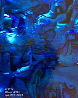 Artex, декор "Ракушка" раскатанная (синяя)