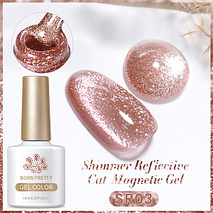 Born Pretty, Shimmer Reflective Cat - магнитный гель-лак светоотражающий SR03, 10 мл