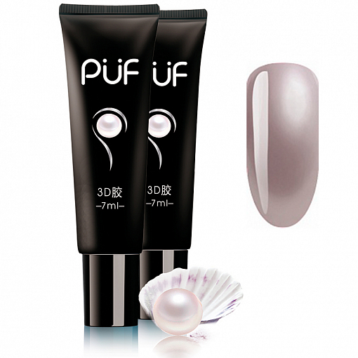 PUF, Pearl gel - перламутровый гель для дизайна (№Z05), 7 мл