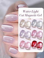 Born Pretty, Water Light Cat Magnetic Gel- магнитный гель-лак кошачий глаз WL-01, 10 мл