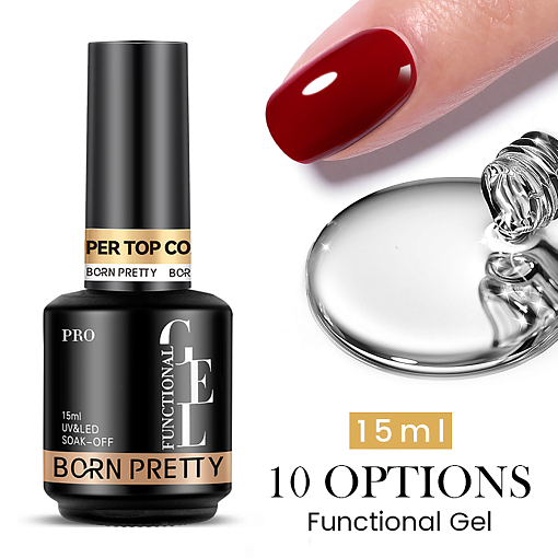 Born Pretty, PRO Super top coat - топ для гель-лака, 15 мл