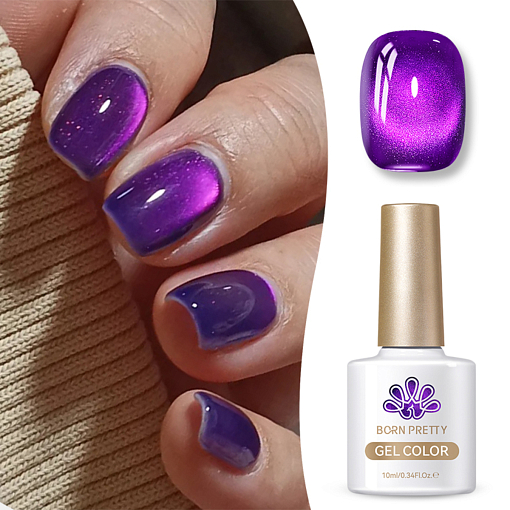 Born Pretty, Glass Bead Cat Magnetic Gel - магнитный гель-лак "кошачий глаз" MY43, 10 мл
