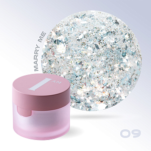 I am, гель-лак с эффектом Marry me №09, 5 мл