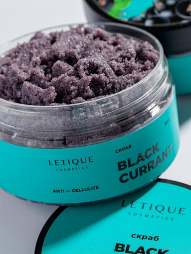 Letique, скраб для тела "Black currant", 250 гр