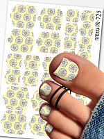 Anna Tkacheva, наклейки пленки для педикюра PR-725