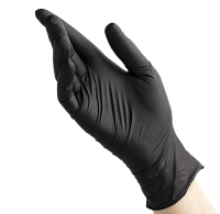 Benovy, Nitrile Chlorinated - перчатки нитриловые (черные, M), 100 пар