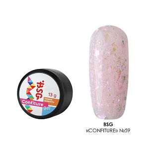 BSG, Confiture - жёсткий гель для наращивания №59 (низкая вязкость), 13 гр