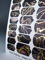 Anna Tkacheva, фольгированные наклейки пленки для дизайна ногтей SG-007