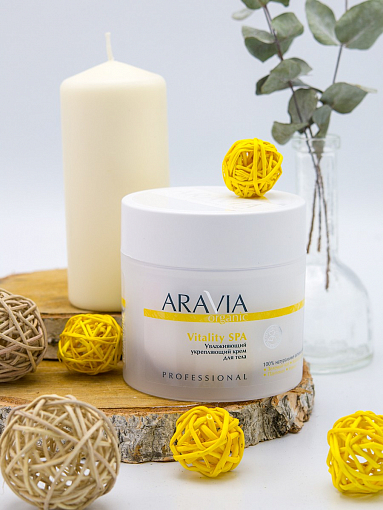 Aravia Organic, Vitality SPA - увлажняющий укрепляющий крем для тела, 300 мл