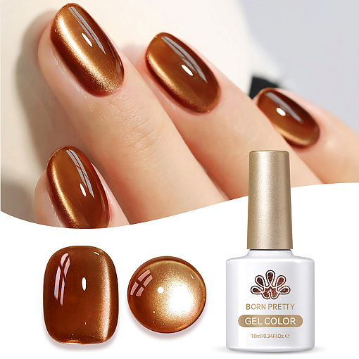 Born Pretty, Autumn Water Light Cat Magnetic Gel - магнитный гель-лак "кошачий глаз" AW02, 10 мл