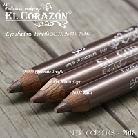 El Corazon, тени-карандаш для век (№335 Chocolate Truffle)