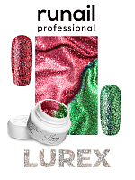 RuNail, Lurex - набор №3 гель-лаков с глиттерными блестками (2 оттенка по 5 гр)
