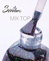 Serebro, "Mix" - топ для гель-лака без липкого слоя, 11 мл