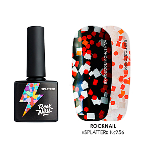 RockNail, гель-лак Splatter №956, 10 мл