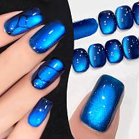 Born Pretty, Crystal Cat Magnetic Gel - магнитный гель-лак "кошачий глаз" MY376 (Rhine Lake), 10 мл