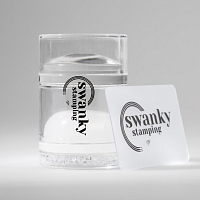 Swanky Stamping, штамп силиконовый двойной (прозрачный, 4 см)