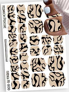 Anna Tkacheva, наклейки пленки для педикюра PR-800