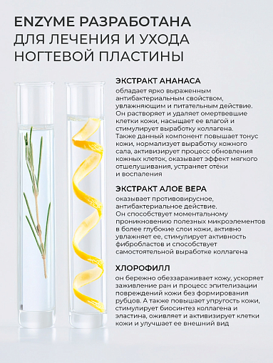 Rosilak, ENZYME размягчающая гель-сыворотка для ногтей и кожи, 25 мл