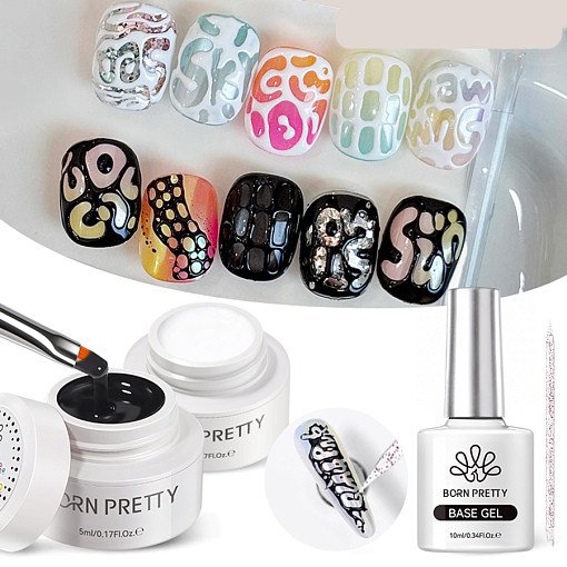 Born Pretty, база для цветного геля Poke Base Gel, 10 мл