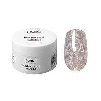 RuNail, BUILDER UV GEL PEARL 2.0 - моделирующий УФ-гель c жемчужным эффектом №9961, 15 гр