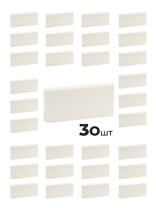 Баф Slim белый (SW73575), 30 шт
