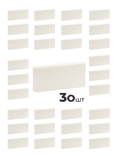 Баф Slim белый (SW73575), 30 шт