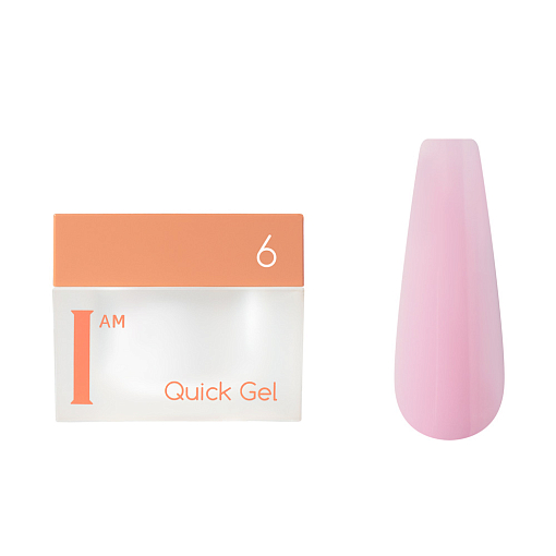 I am, Quick Gel - скоростной жидкий гель №06, 12 мл