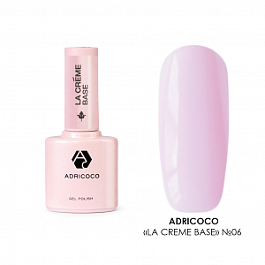 Adricoco, La creme base - камуфлирующая база №06 (клубничный блонд), 10 мл