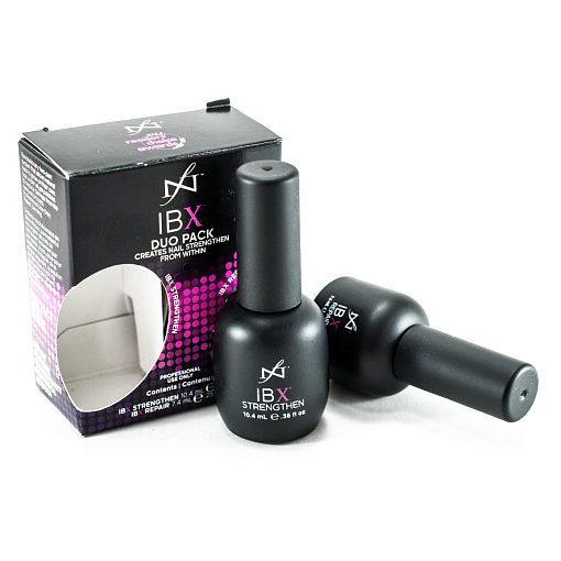 УЦЕНКА, Famous Names, IBX Duo Pack - набор для глубокого восстановления ногтей, 10.4 и 7.4 мл