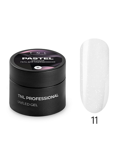 TNL, Pastel - жесткий гель для наращивания с шиммером №11 (лунный камень), 15 мл
