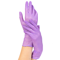 Archdale, перчатки для маникюриста нитриловые неопуд. NitriMax (сиреневые, M), 50 пар