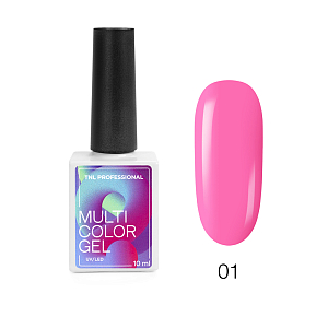 TNL, Multi Color Gel - жесткий гель для наращивания и укрепления №01, 10 мл