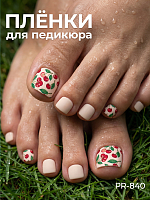 Anna Tkacheva, наклейки пленки для педикюра PR-840