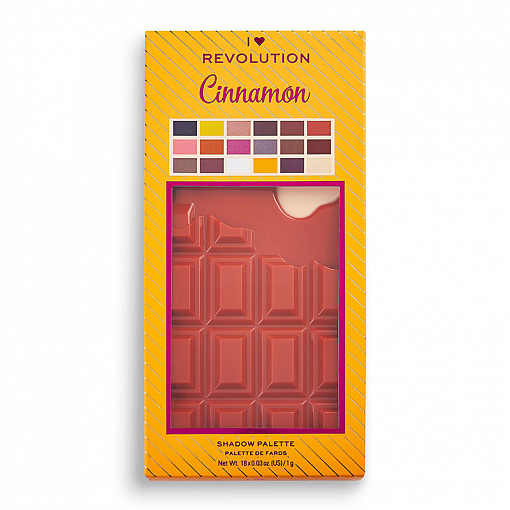 I Heart Revolution, CHOCOLATE - палетка теней для век (Cinnamon)