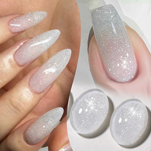 Born Pretty, Reflective Glitter Gel-SZ12 - светоотражающий гель-лак, 10 мл