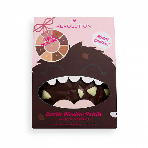I Heart Revolution, COOKIE - палетка теней для век (Triple Chocolate)