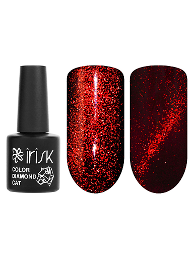 Irisk, набор №56 гель-лак "кошачий глаз" Color Diamond Cat (4 оттенка по 10 мл)