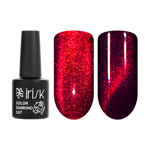 Irisk, гель-лак "кошачий глаз" Color Diamond Cat (№36 Ruby Reds), 10 мл