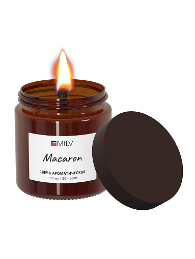 Milv, свеча ароматическая MACARON, 100 мл