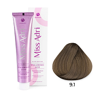 Adricoco, Miss Adri Elite Edition - крем-краска для волос (оттенок 9.1), 100 мл