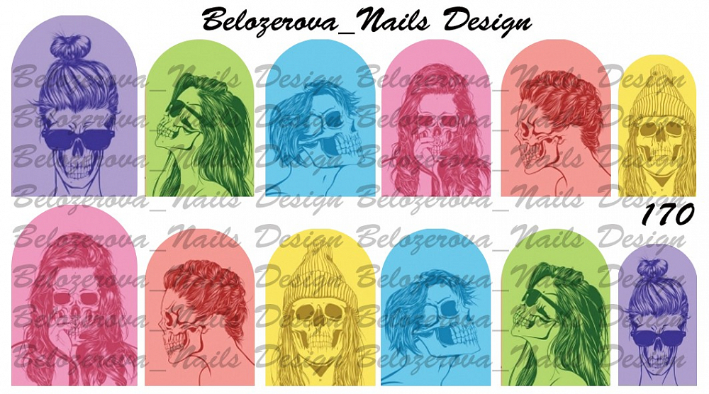Слайдер-дизайн Belozerova Nails Design на прозрачной пленке (170)