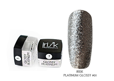

Irisk, гель-лак Glossy Platinum (№01), 5 мл, Серебристый