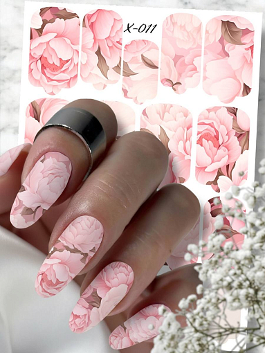 Anna Tkacheva, мини наклейки пленки для маникюра X-011