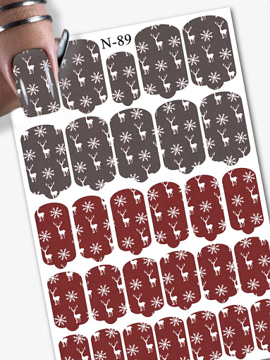 Anna Tkacheva, наклейки пленки для дизайна ногтей N-089