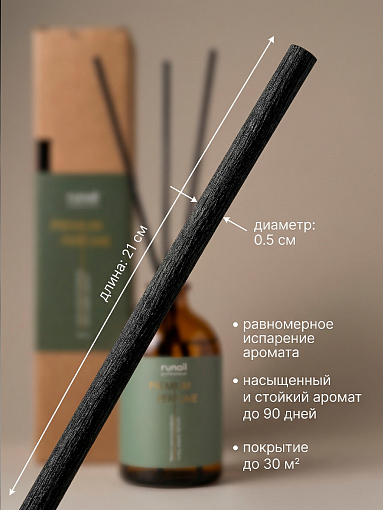 RuNail, парфюмированный диффузор (перец, амбра, нероли), 100 мл